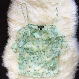 TOP SHOP light blue spring top Size 4 / Small